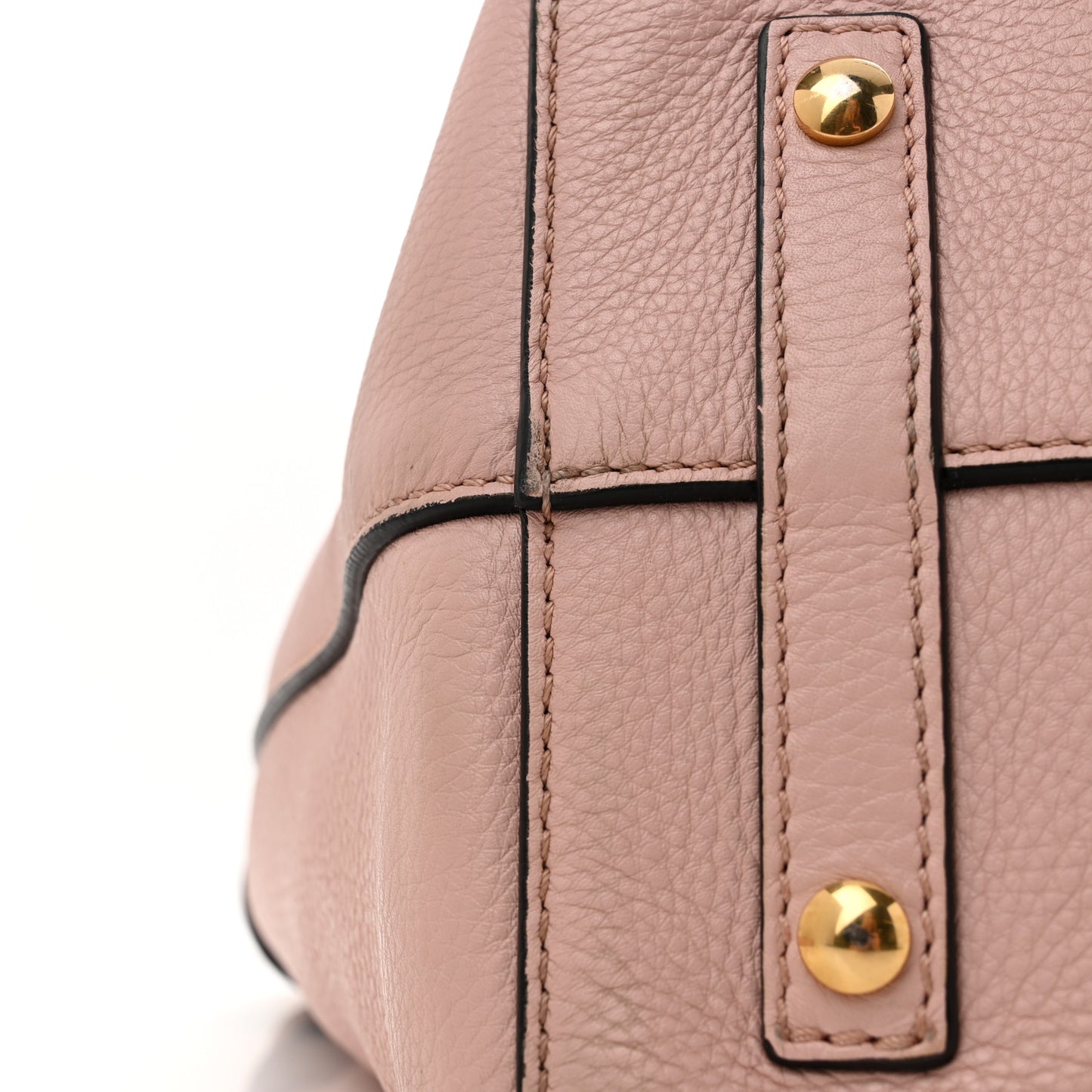 Marais Calfskin Medium Belt Bag Pale Ash Rose
