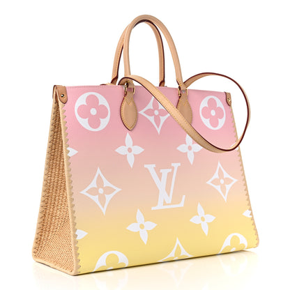 Louis Vuitton Monogram Giant By The Pool Hawaii Onthego GM Light Pink 3 of 10
