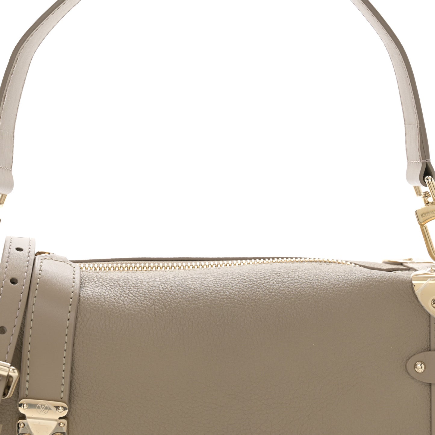 Calfskin Side Trunk MM Taupe