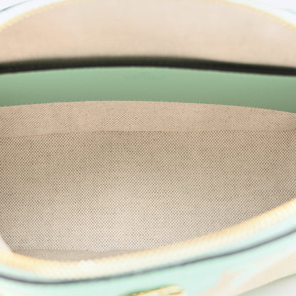 Gucci Monogram Jumbo GG Textured Dollar Calfskin Small Ophidia Dome Shoulder Bag Beige Pepperlight Mint 5 of 10