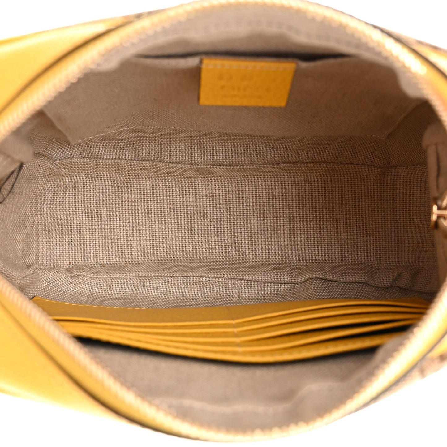 Monogram Dollar Calfskin Mini Bree Messenger Bag Beige Ebony New Buttercup