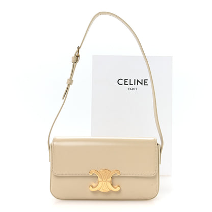 Celine Natural Calfskin Triomphe Shoulder Bag Pampa 12 of 12