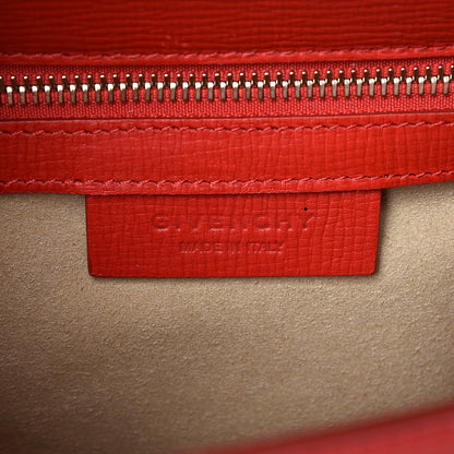 Givenchy Textured Calfskin Mini Pandora Box Chain Crossbody Bag Medium Red 6 of 9