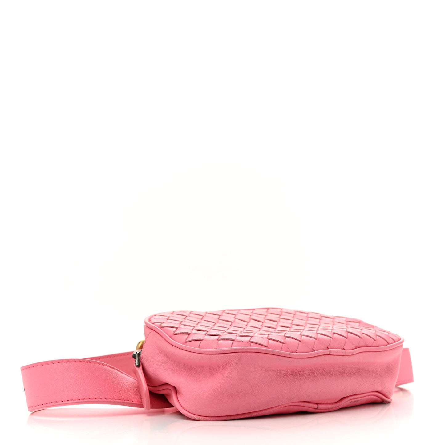 Nappa Intrecciato Belt Bag Pink