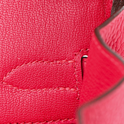 Hermes Taurillon Clemence Birkin 30 Rose Extreme 21 of 34