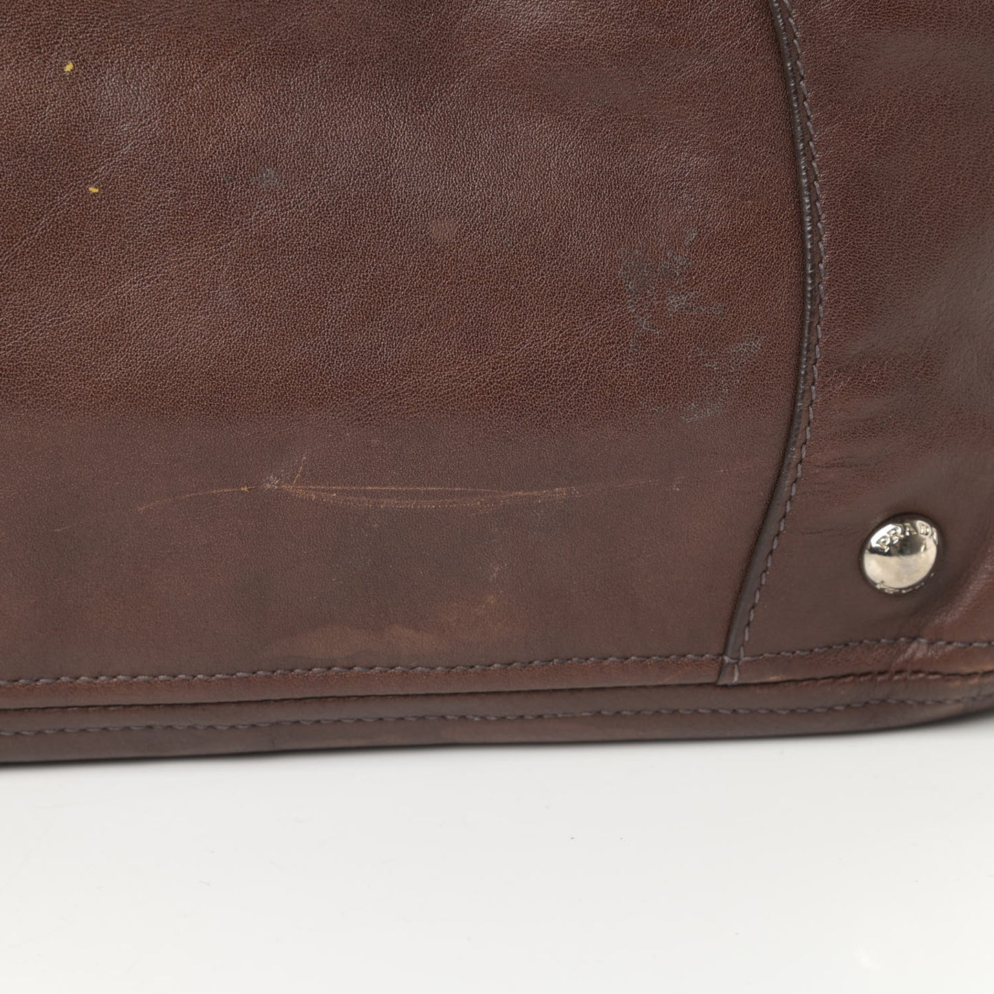 Soft Calf Pleated Two Pocket Hobo Nocciolo