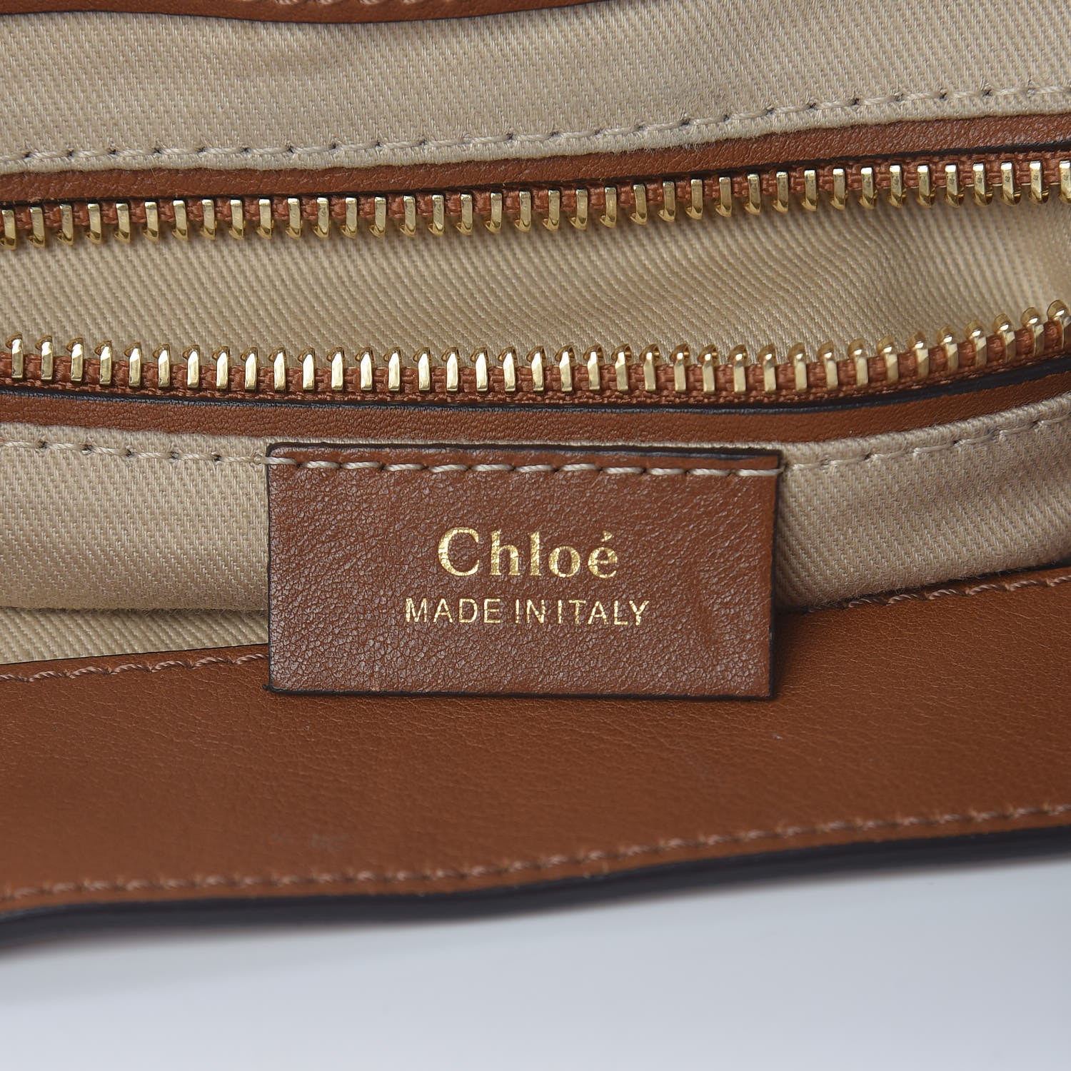 Chloe Suede Calfskin Small Faye Backpack Tan 7 of 11