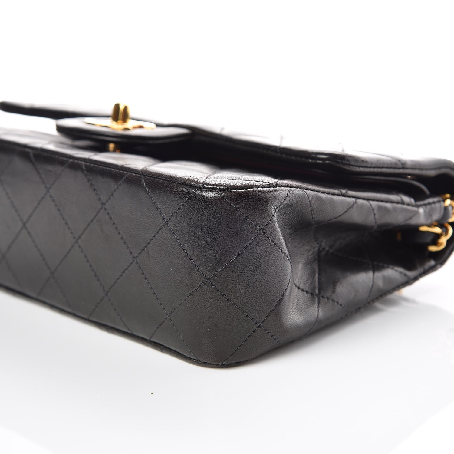 Chanel Lambskin Quilted Small Double Flap Black 7 of 13
