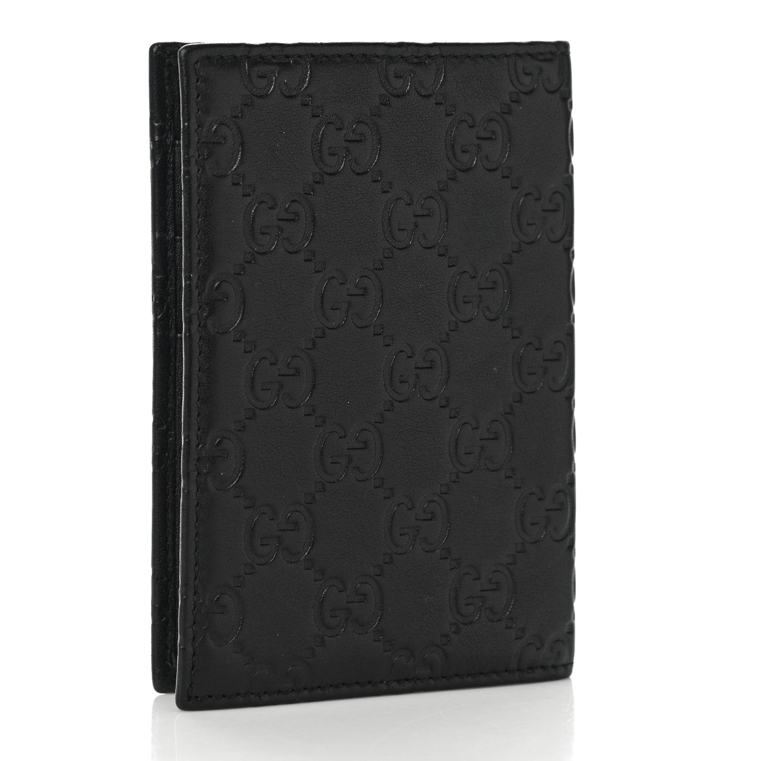 Gucci Guccissima Passport Case Black 3 of 10