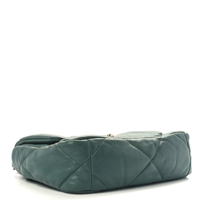 Chanel Lambskin Quilted Medium Chanel 19 Flap Green 4 of 11
