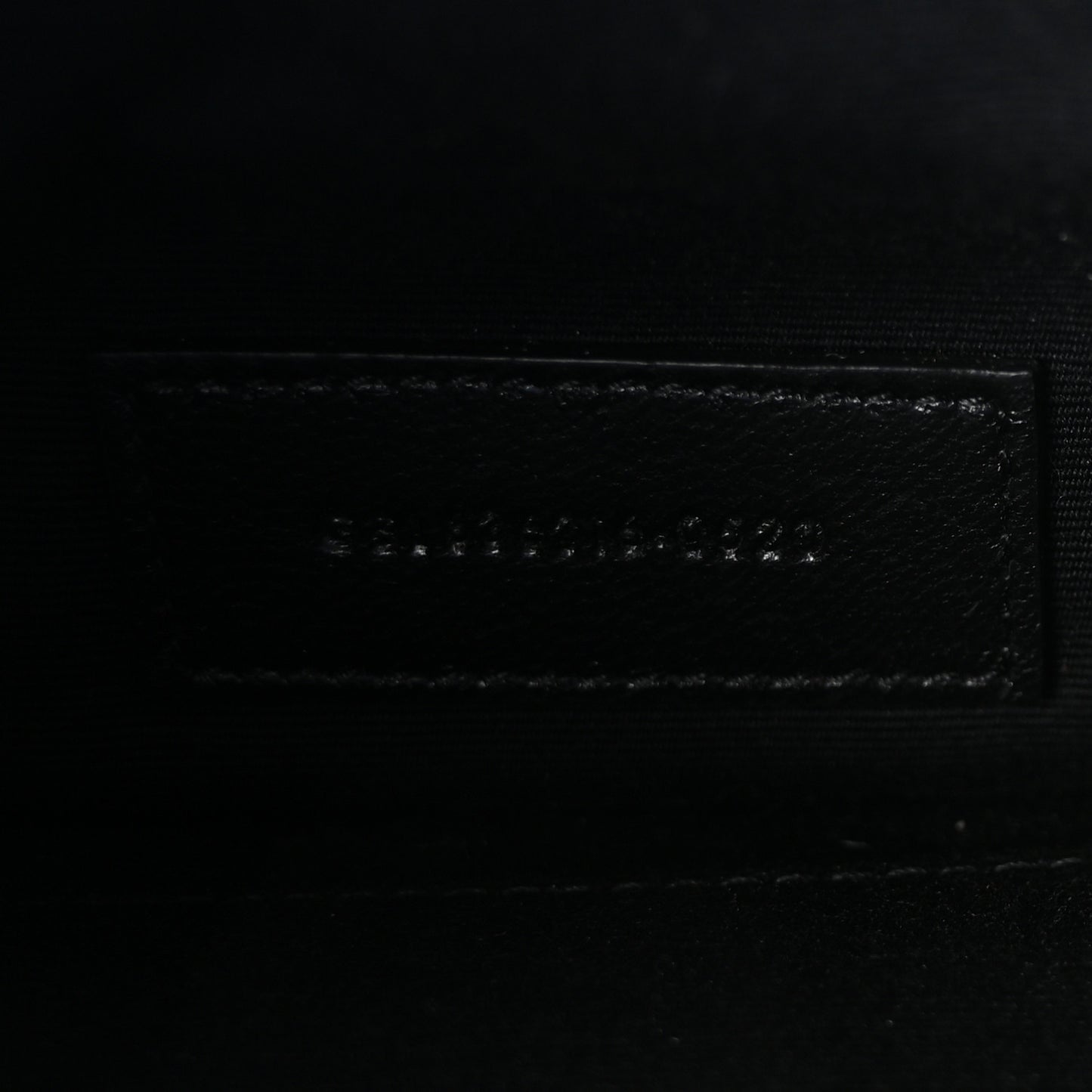Smooth Calfskin Monogram Zip Bill Pouch Black