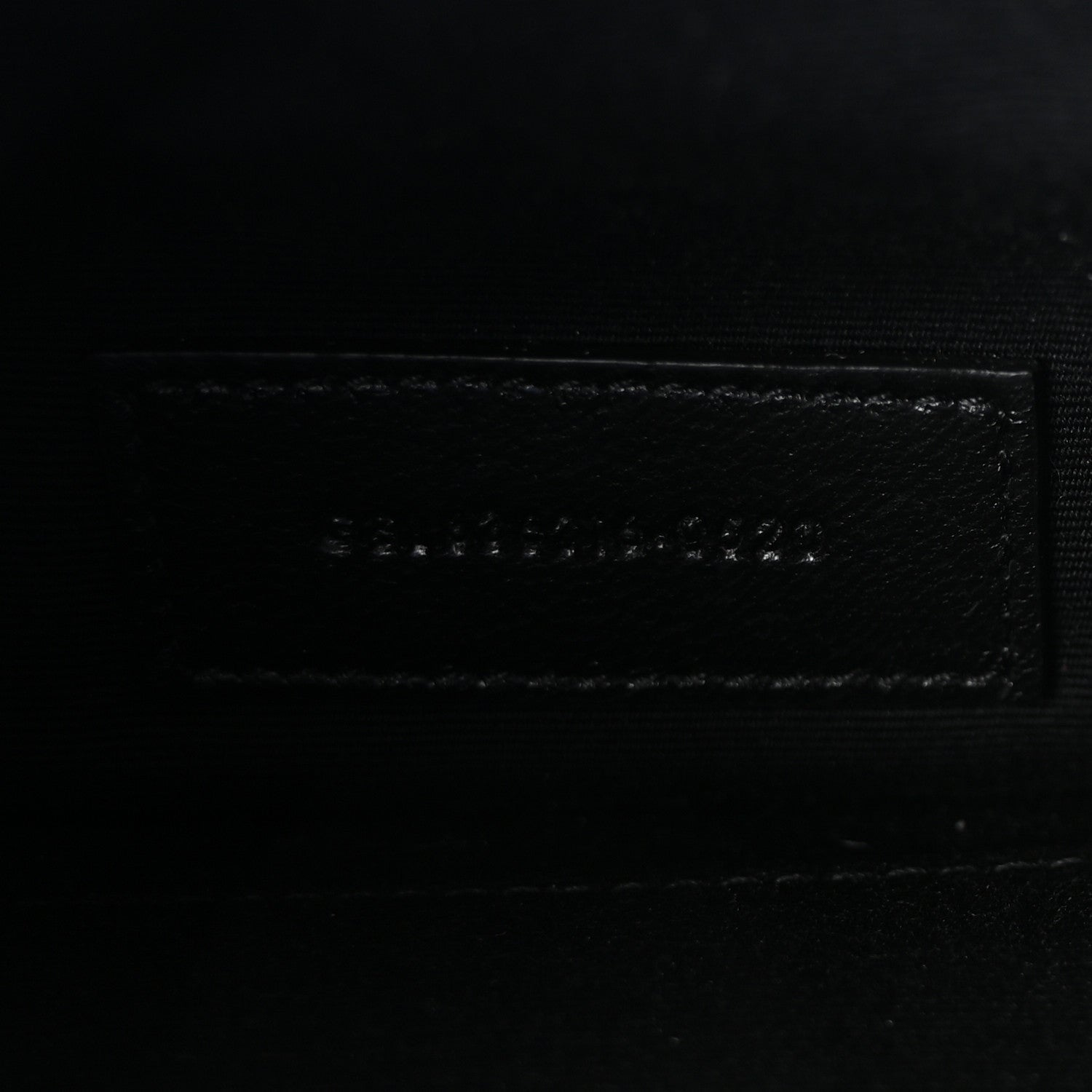 Saint Laurent Smooth Calfskin Monogram Zip Bill Pouch Black 7 of 8