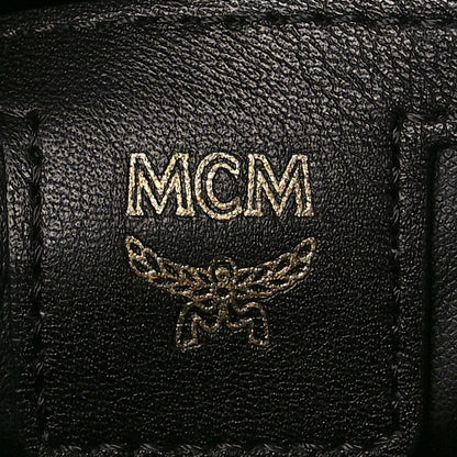 MCM Visetos Small Stark Backpack Cognac Black 6 of 9