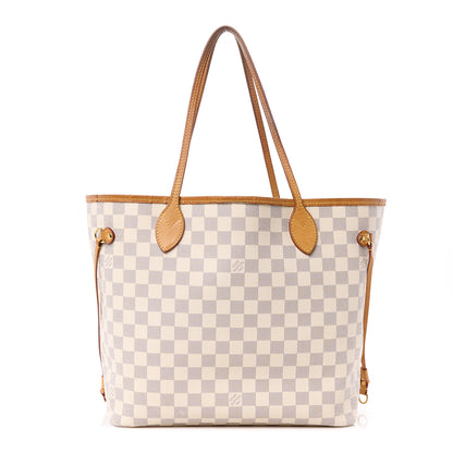 Louis Vuitton Damier Azur Neo Neverfull MM Rose Ballerine 1 of 15