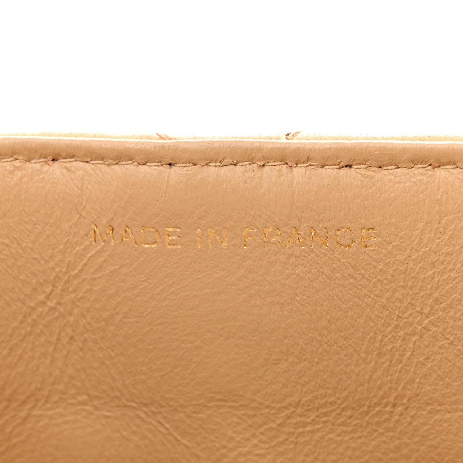 Chanel Lambskin Quilted Small Single Flap Beige 7 of 11