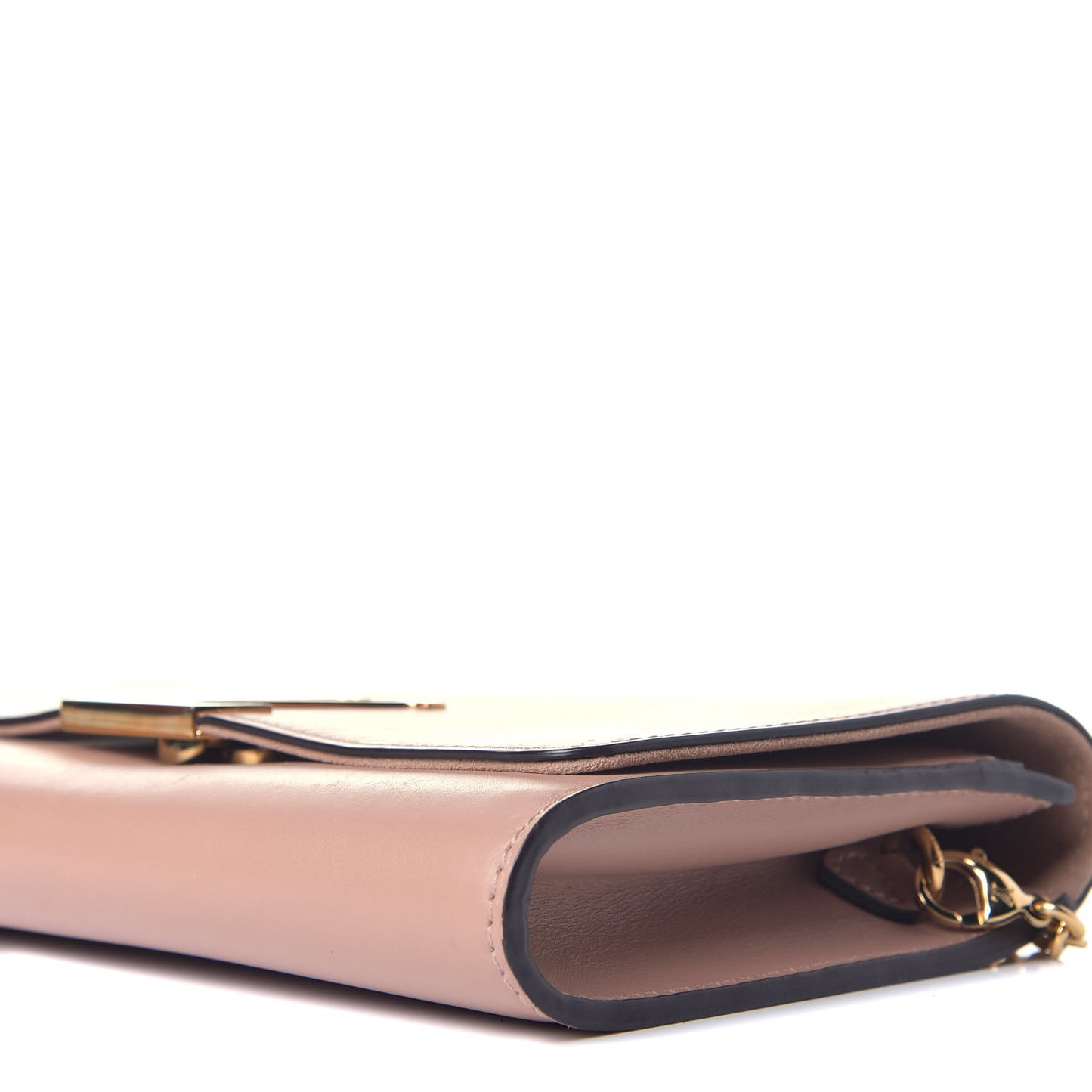 Calfskin Chain Louise GM Nude