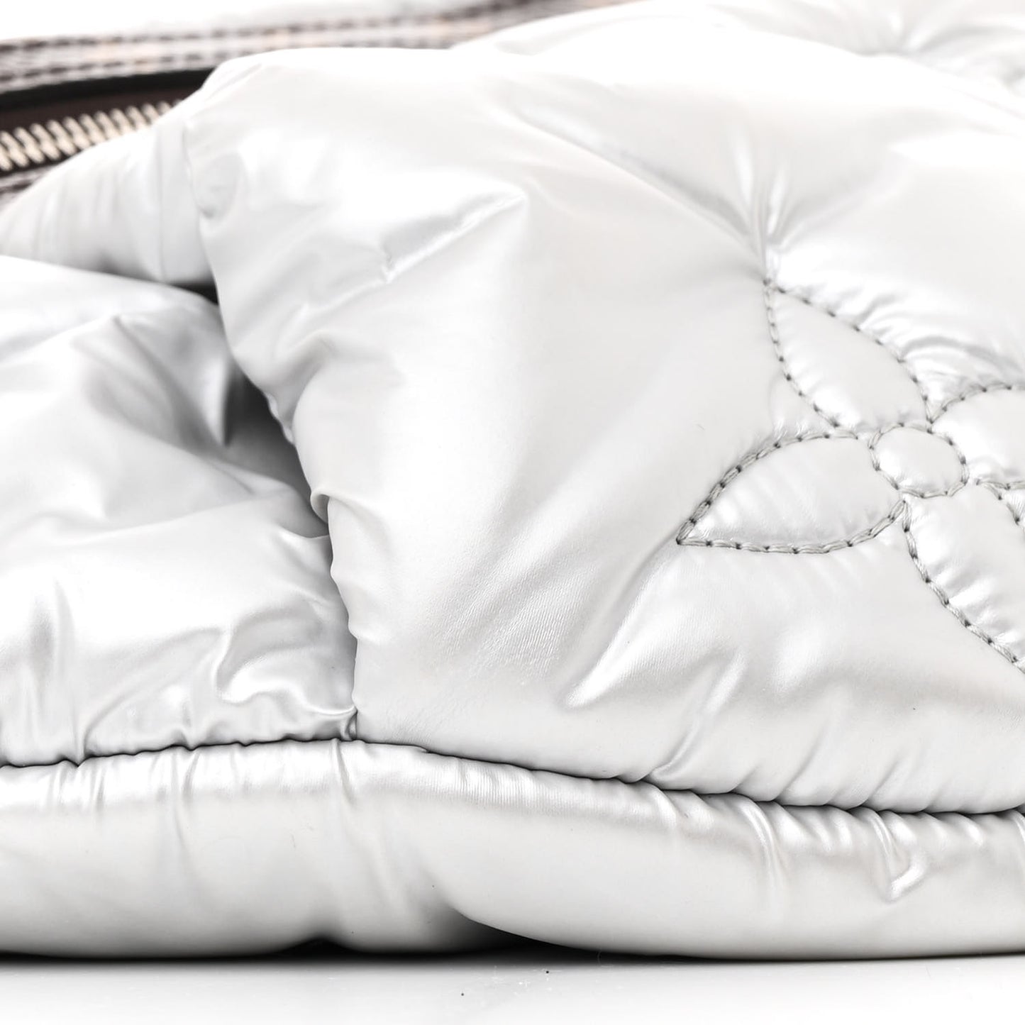 Econyl Monogram Pillow BumBag Silver