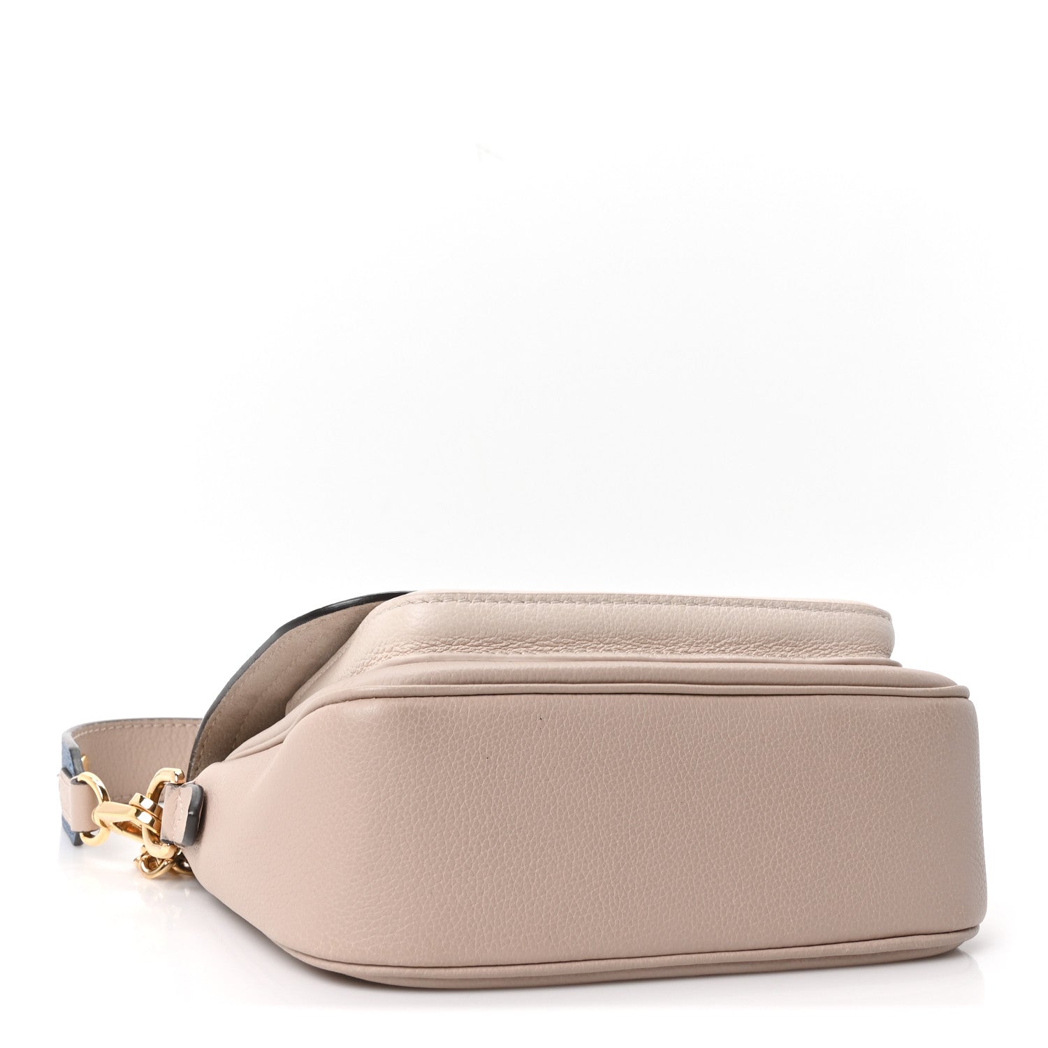 Louis Vuitton Grained Calfskin Lockme Tender Greige 3 of 8