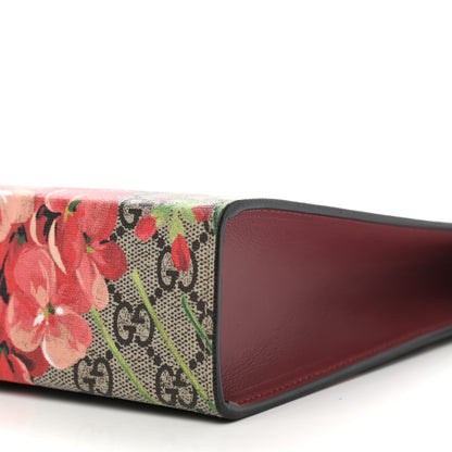 Gucci GG Supreme Monogram Blooms Large Cosmetic Case Beige Multicolor Dry Rose 9 of 9