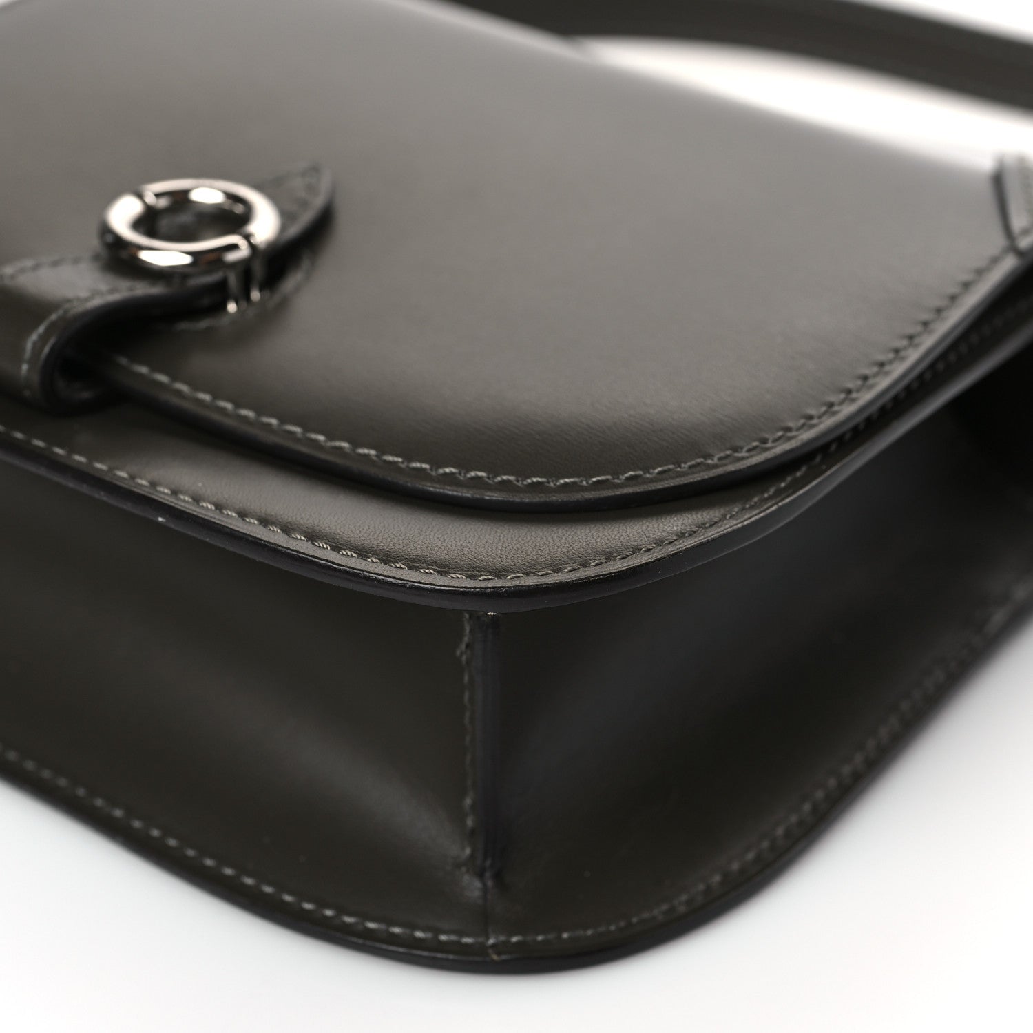 Moynat Box Calfskin Sac Mignon Kaki 8 of 8