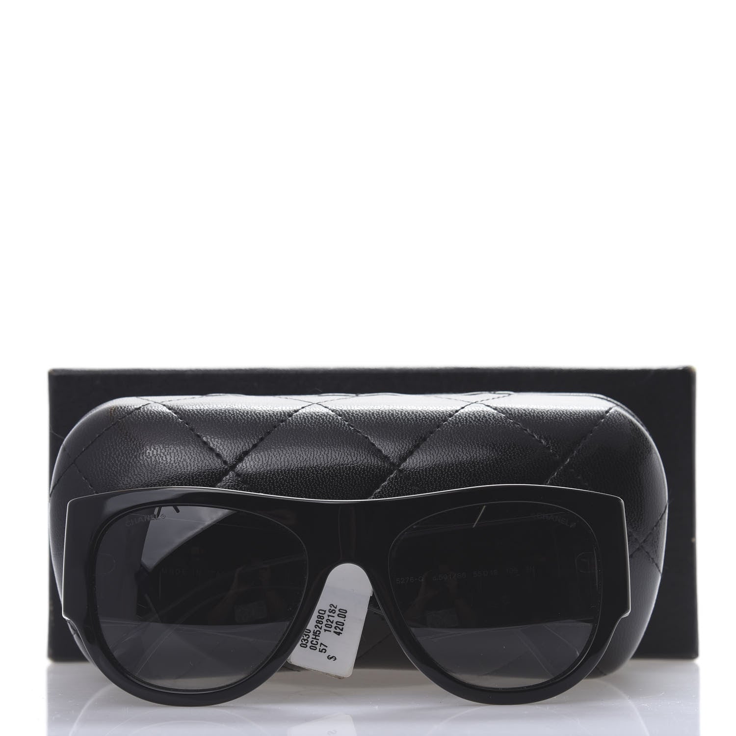 Chanel CC Bow Sunglasses 5276-Q Black 8 of 8