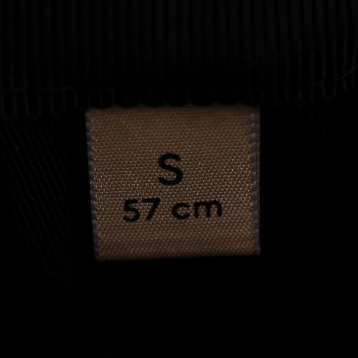 Monogram Web Bucket Hat S Black