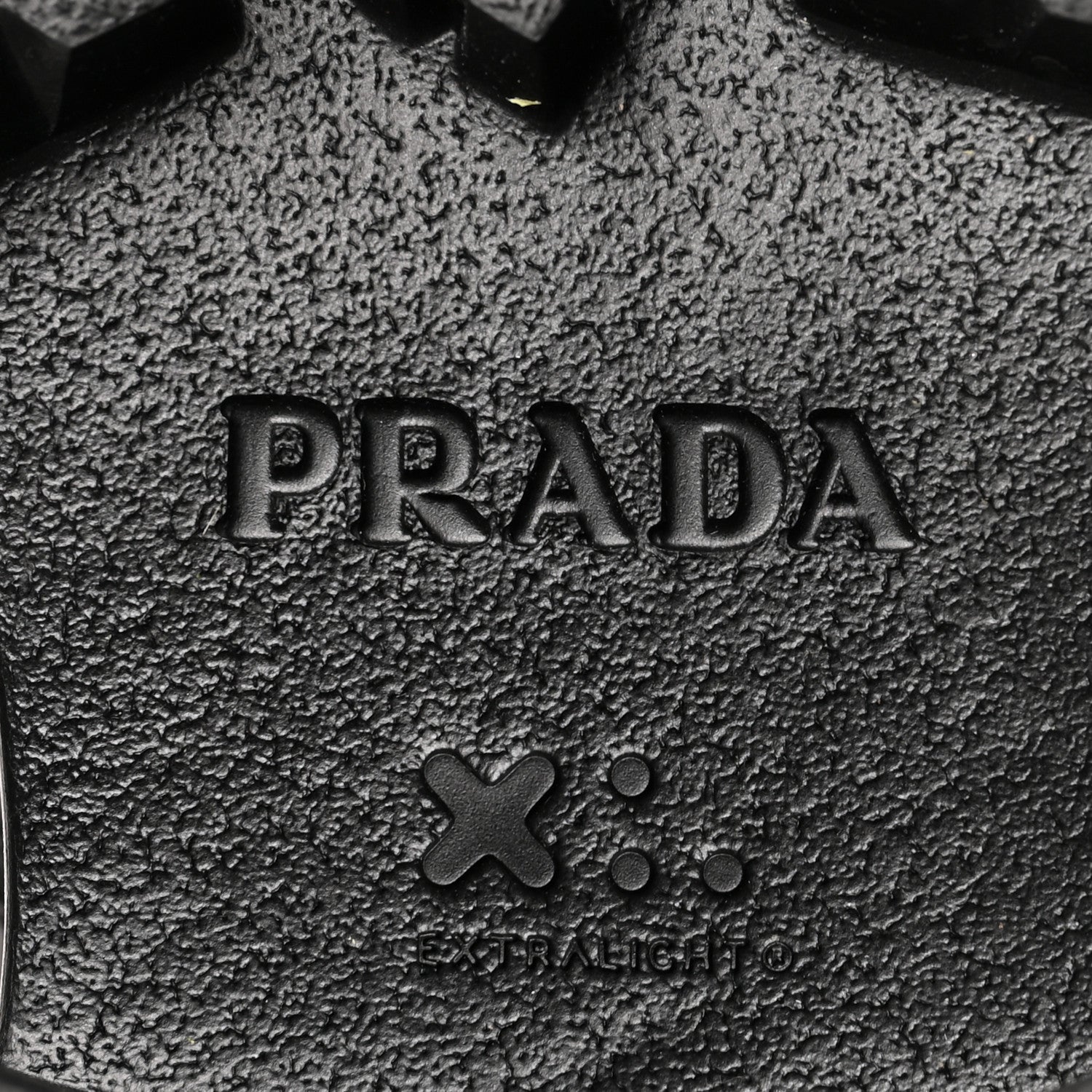 Prada Spazzolato Rois Nylon Metal Triangle Logo Monolith Pouch Pocket 55mm Boots 40 Black 7 of 9