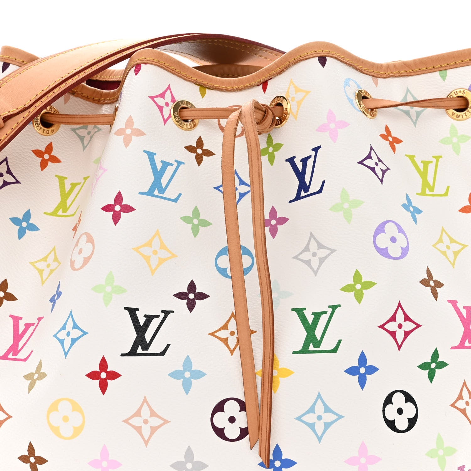 Louis Vuitton Monogram Multicolor Petit Noe White 8 of 15