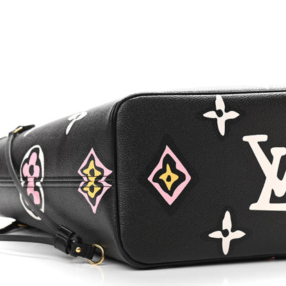 Louis Vuitton Monogram Giant Wild At Heart Neverfull MM Black 9 of 11