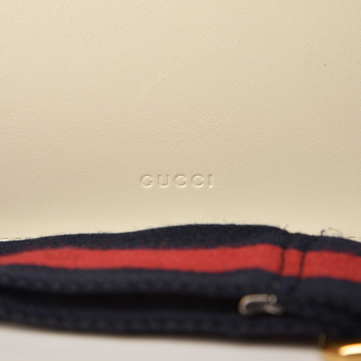 Gucci Calfskin Bamboo Web Medium Dionysus Top Handle Bag White Blue Hibiscus Red 11 of 14
