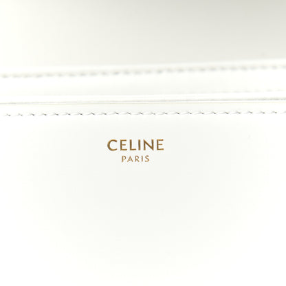 Celine Shiny Calfskin Large Triomphe White 7 of 10