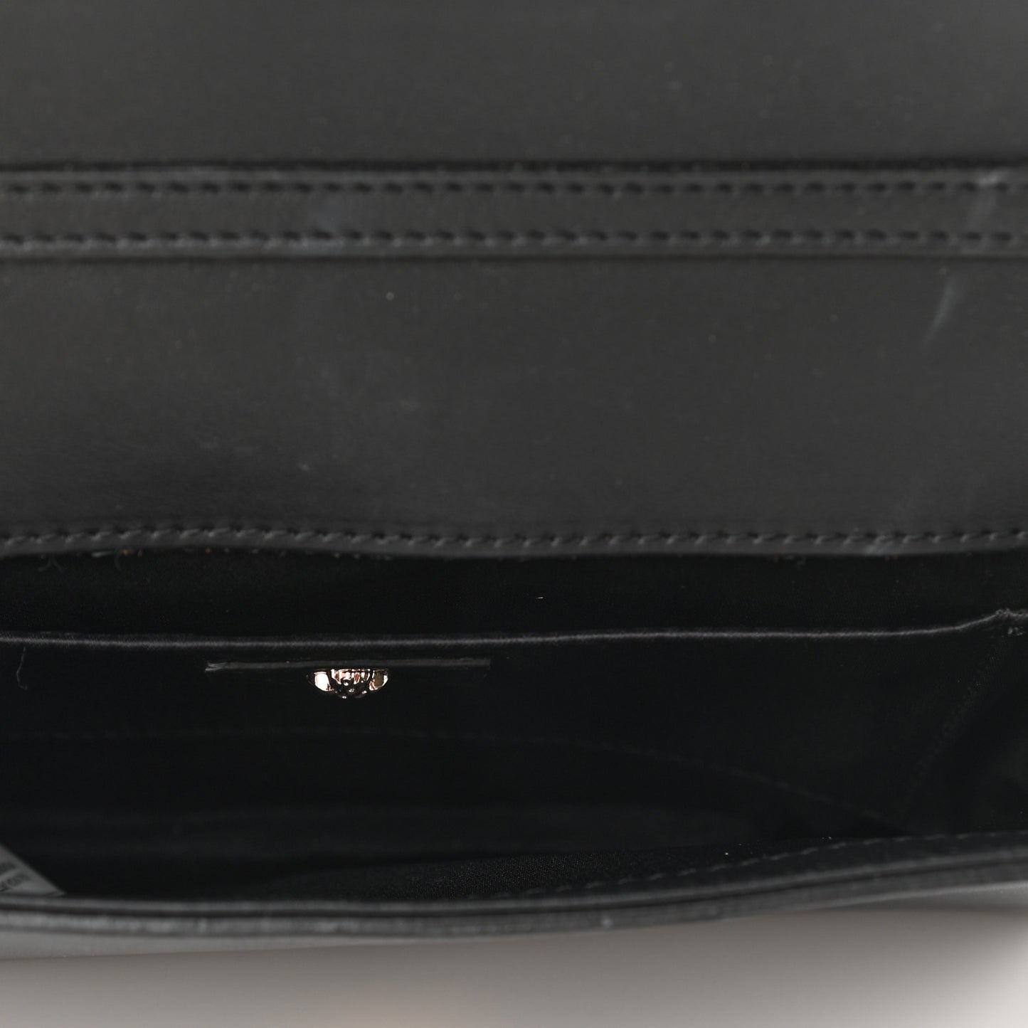 Vitello Palazzo Medusa Evening Clutch Bag Black