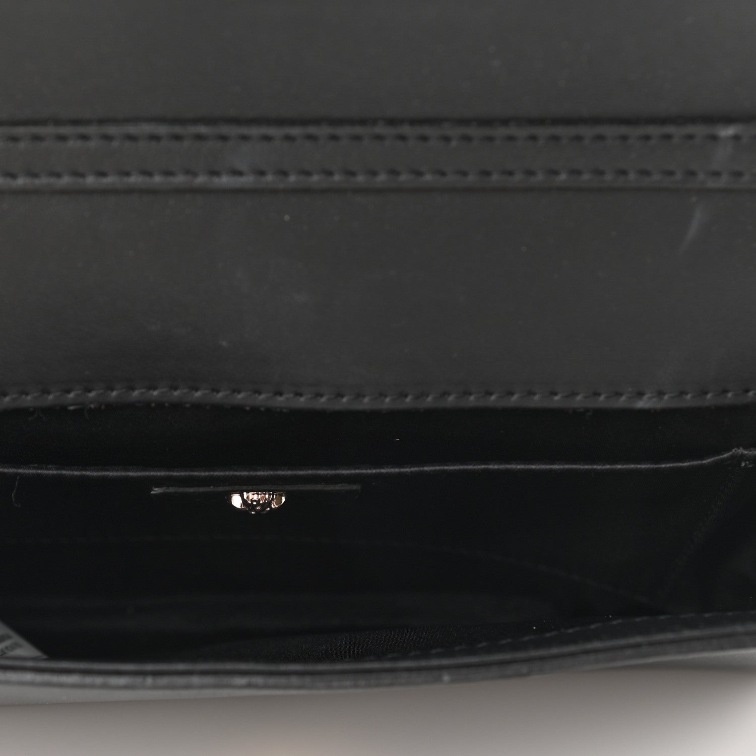 Versace Vitello Palazzo Medusa Evening Clutch Bag Black 5 of 11