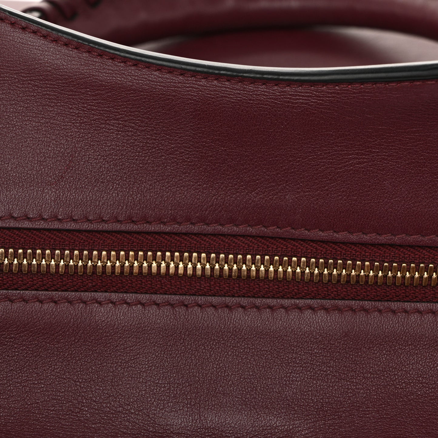 Smooth Calfskin Brass Hardware Neo Classic S City Burgundy