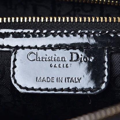 Christian Dior Patent Cannage Large Lady Dior Black 8 of 10
