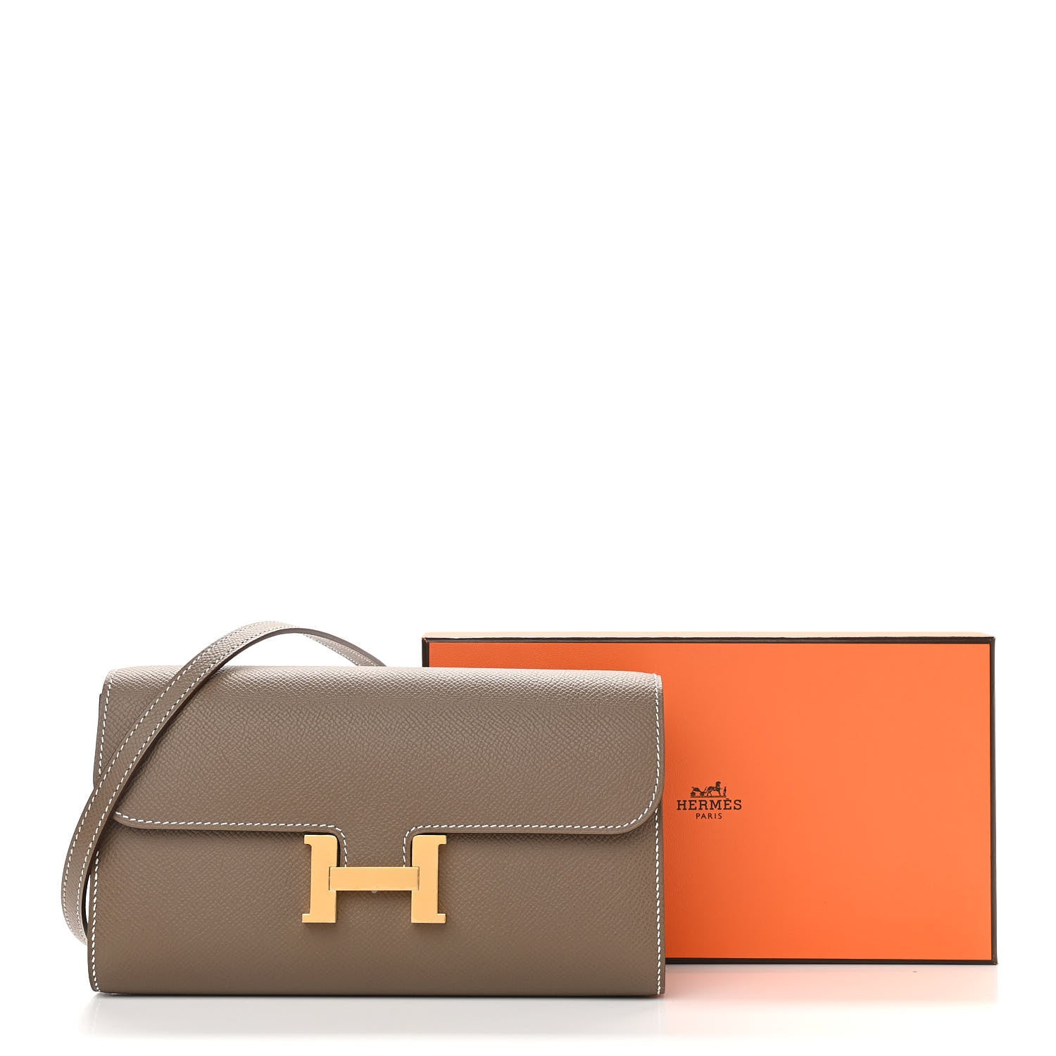 Hermes Epsom Constance Long To Go Wallet Etoupe 11 of 11