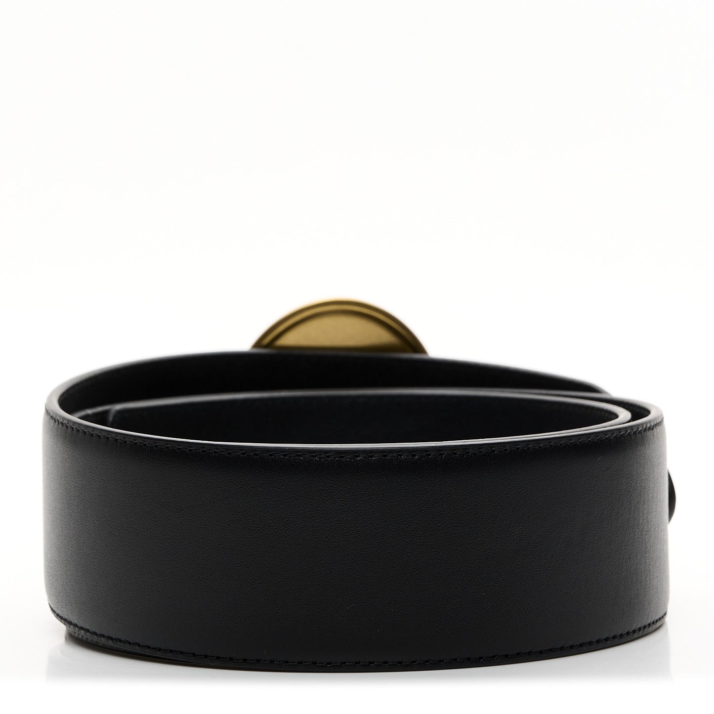 Calfskin Cabochon Belt 80 32 Black