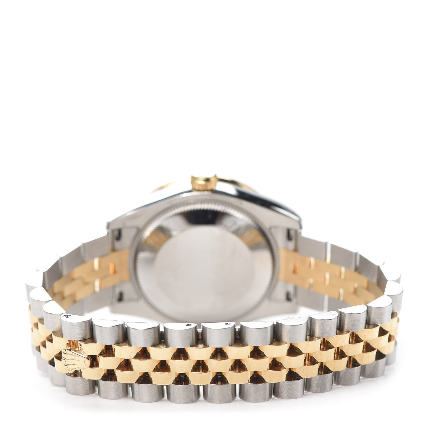 Rolex Stainless Steel 18K Yellow Gold Diamond 31mm Oyster Perpetual Datejust Watch Silver 178383 3 of 5