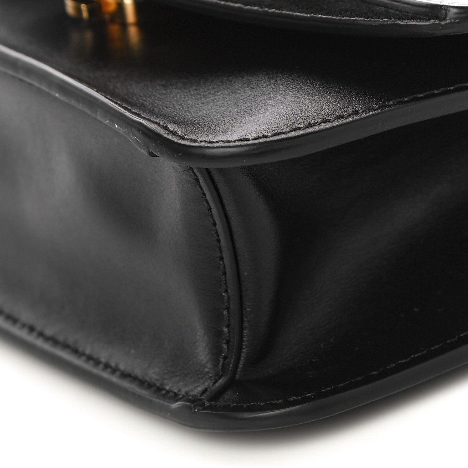 Chloe Calfskin Suede C Clutch With Chain Black 11 of 13
