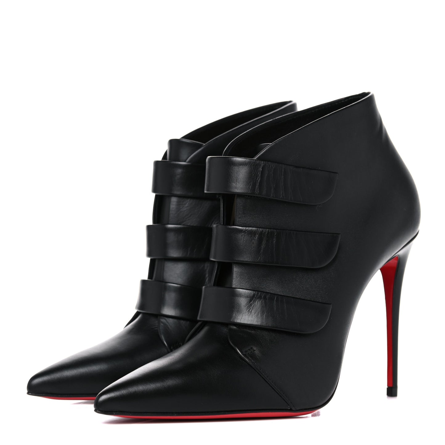 Calfskin Triniboot 100 Booties 37 Black