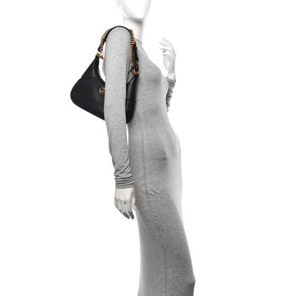 Gucci Goatskin Small Aphrodite Shoulder Bag Black 2 of 10
