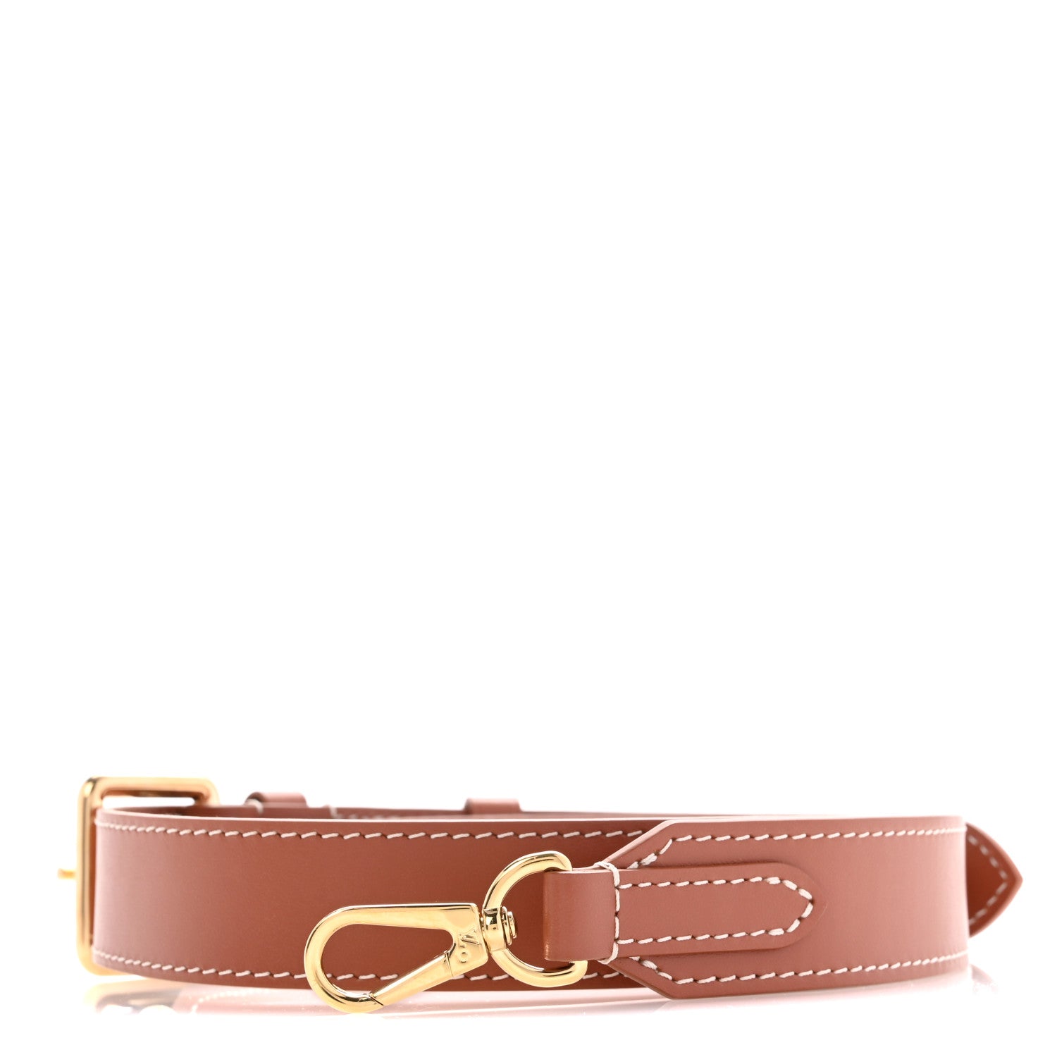 Louis Vuitton Calfskin Adjustable Shoulder Strap Brown 1 of 7