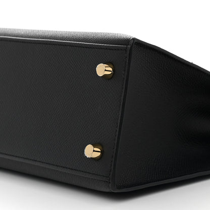 Hermes Epsom Kelly Sellier 25 Black 10 of 11