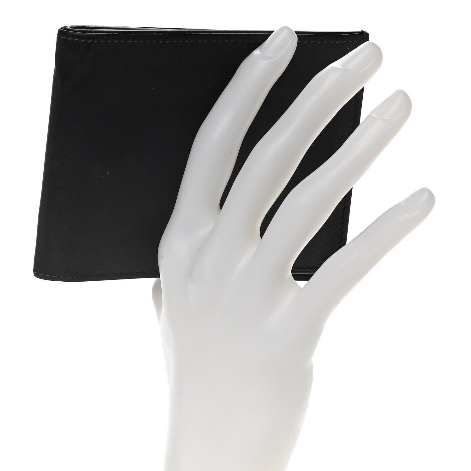 Hermes Swift Citizen Twill Compact Wallet Black 2 of 10