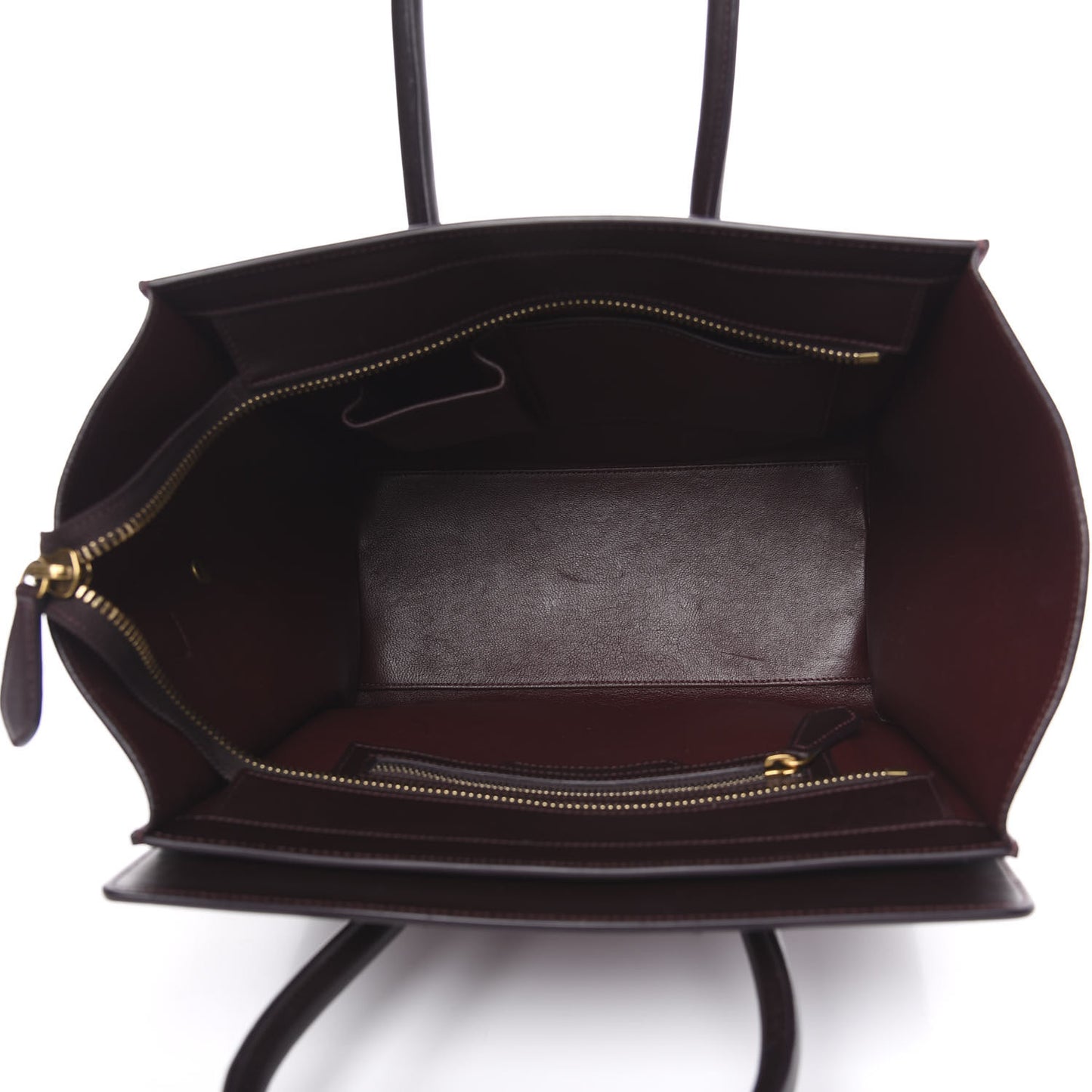 Satin Calfskin Mini Tri-Color Luggage Purple Orchid