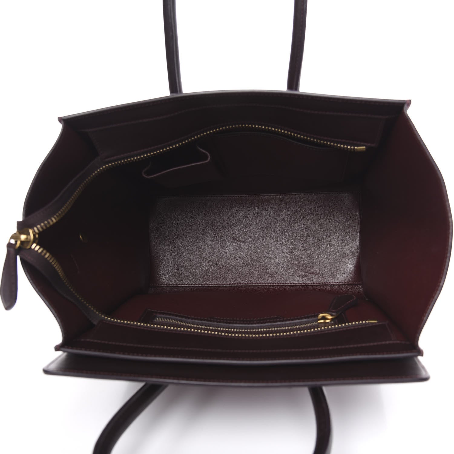 Celine Satin Calfskin Mini Tri-Color Luggage Purple Orchid 4 of 14