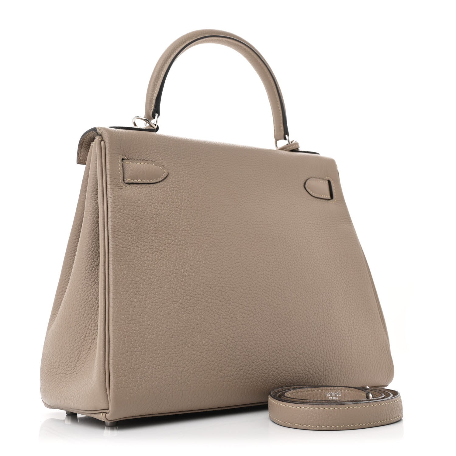 Hermes Togo Kelly Retourne 28 Gris Tourterelle 3 of 11