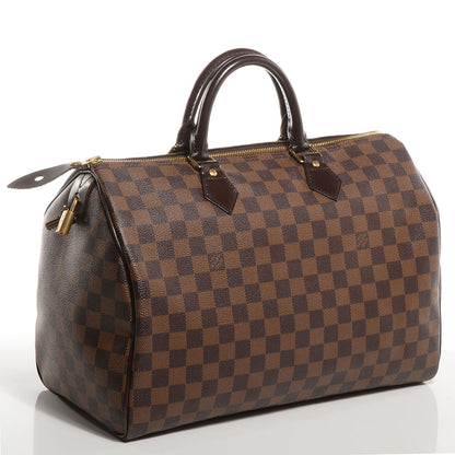 Louis Vuitton Damier Ebene Speedy 35 3 of 7
