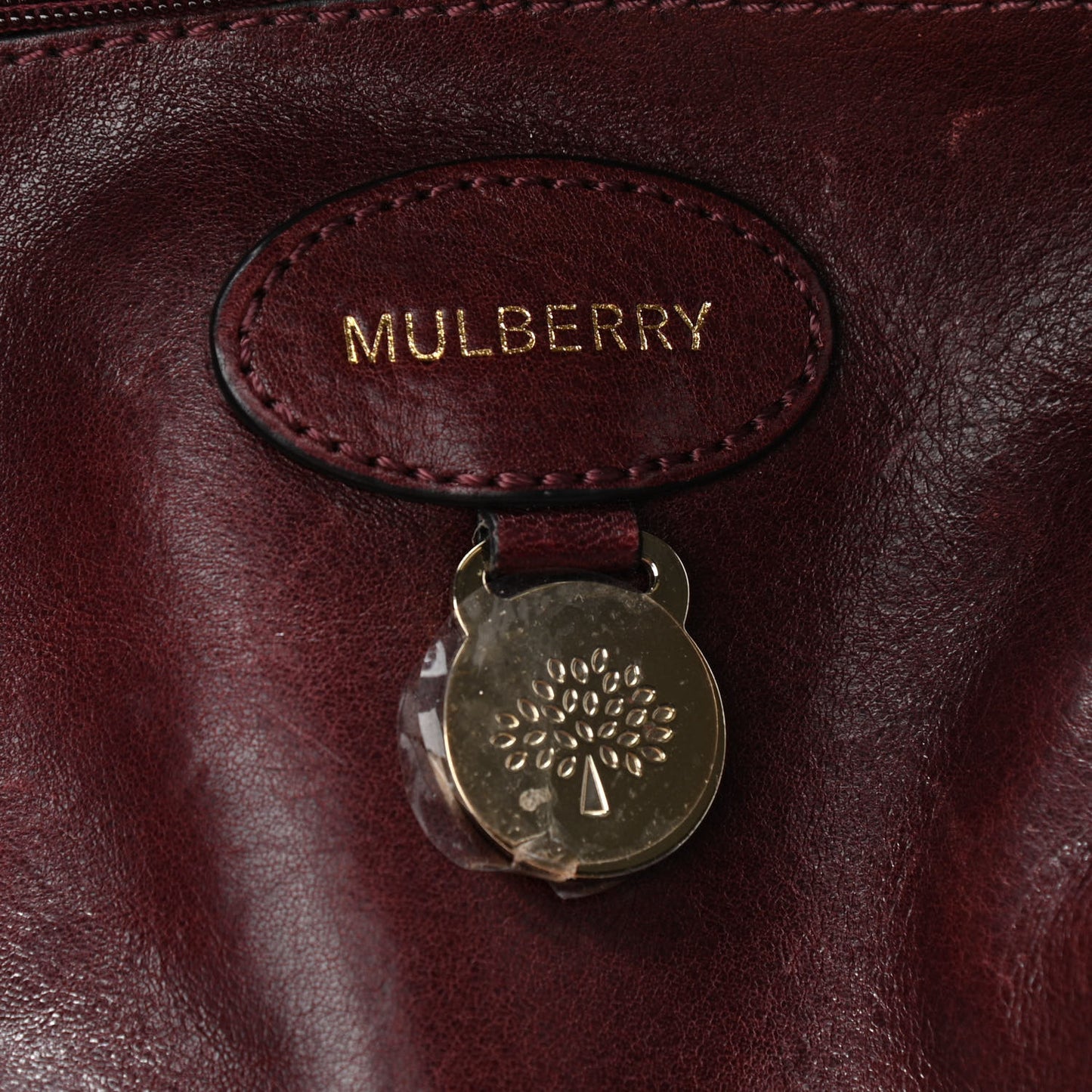 Soft Grain Calfskin Small Bayswater Oxblood