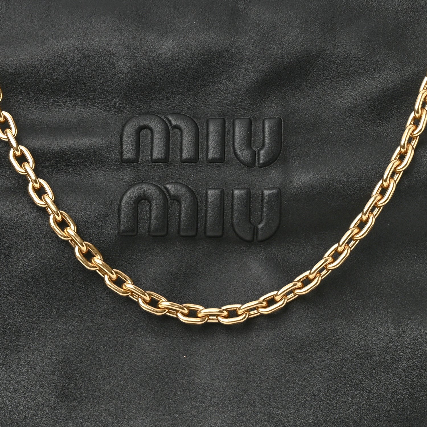 Miu Miu Soft Calf Softy Shoulder Bag Black 8 of 11